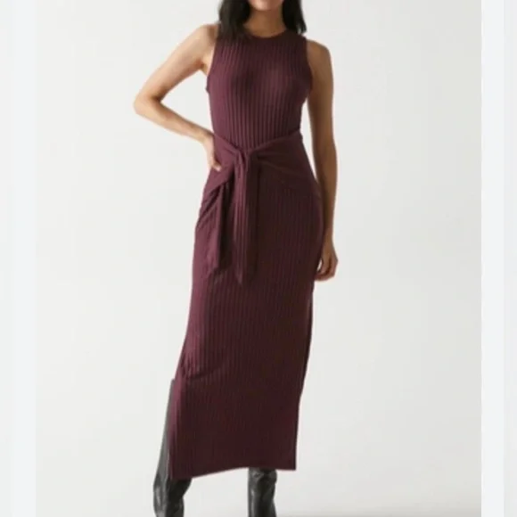 Michael Stars Sleeveless Burgundy Dress - Picture 1 of 11